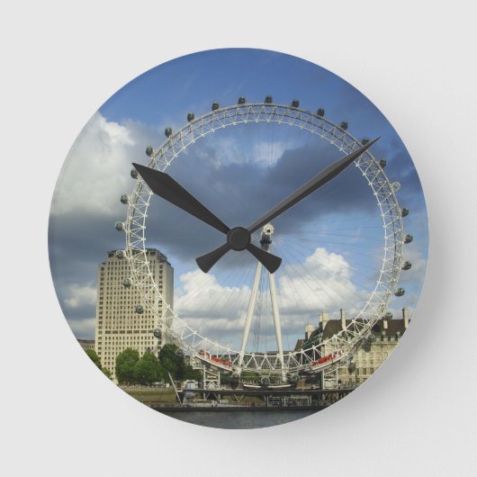 London Eye Runde Wanduhr (Vorderseite)
