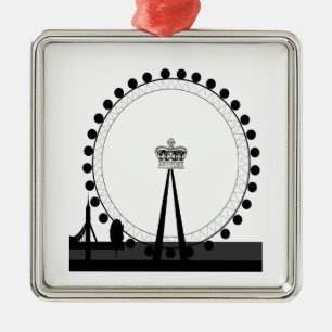 London Eye Schmuck Ornament Aus Metall