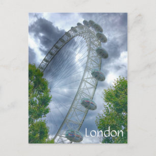 London Eye Sehenswürdigkeit Postcard Postkarte