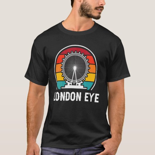 London Eye Sightseeing Thames River T-Shirt (Vorderseite)