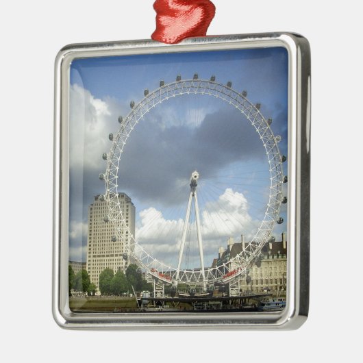 London Eye Silbernes Ornament (Links)