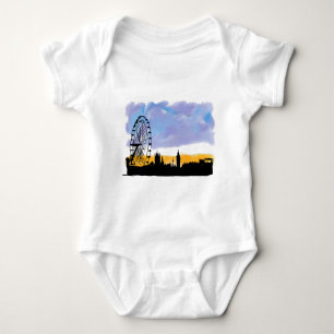 London Eye Skyline Art, Geschenke, die Sie können  Baby Strampler