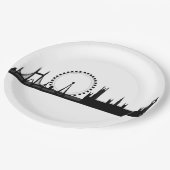 London Eye Skyline Themed Party Paper Teller (Schrägansicht)