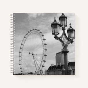 London Eye Spiral Notebook Notizblock