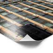 London Eye und Big Ben Fotodruck (Ecke)