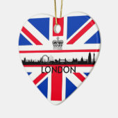 London Eye Union Jack Flag Christmas Ornament (Links)