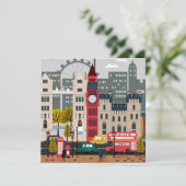 London Feiertagskarte (Stehend Vorderseite)