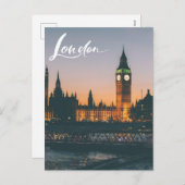 London Feiertagspostkarte (Vorne/Hinten)