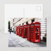 London Feiertagspostkarte (Vorne/Hinten)