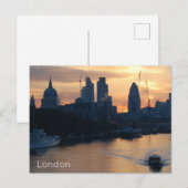 London Feiertagspostkarte (Vorne/Hinten)