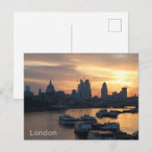 London Feiertagspostkarte (Vorne/Hinten)
