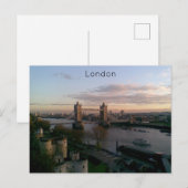 London Feiertagspostkarte (Vorne/Hinten)