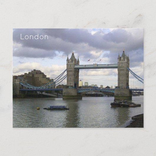 London Feiertagspostkarte (Vorderseite)