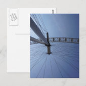 London Ferris Wheel Postkarte (Vorne/Hinten)