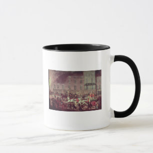London-Feuerspritzen, graviert von R.G. Reeve Tasse