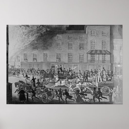 London Fire Motors Poster (Vorne)