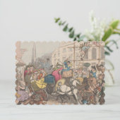 London - flache Einladung 12,7 cm x 17,8 cm (Stehend Vorderseite)