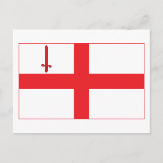 London Flag Postcard Postkarte