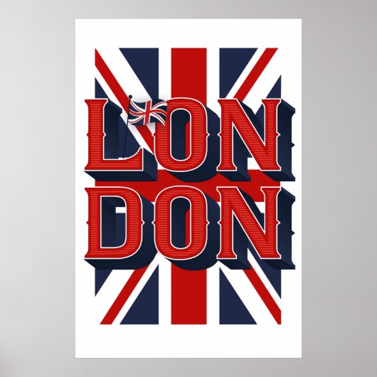 London Flag Poster (24x36) (Vorne)