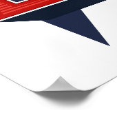 London Flag Square Poster (24x24) (Ecke)