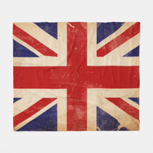 LONDON-FLAGGE FLEECEDECKE (Vorderseite (Horizontal))