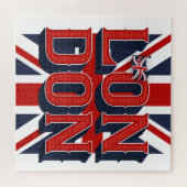 London-Flaggen-Puzzlespiel (20x20) Puzzle (Horizontal)