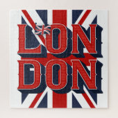 London-Flaggen-Puzzlespiel (20x20) Puzzle (Vertikal)