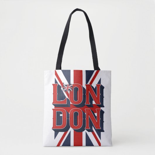 London-Flaggen-Taschen-Tasche Tasche (Vorderseite)