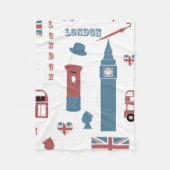 London-Fleece-Decke Fleecedecke (Vorderseite)