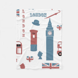 London-Fleece-Decke Fleecedecke