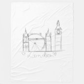 London Fleecedecke (Vorderseite)