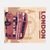 LONDON FLEECEDECKE (Vorderseite (Horizontal))