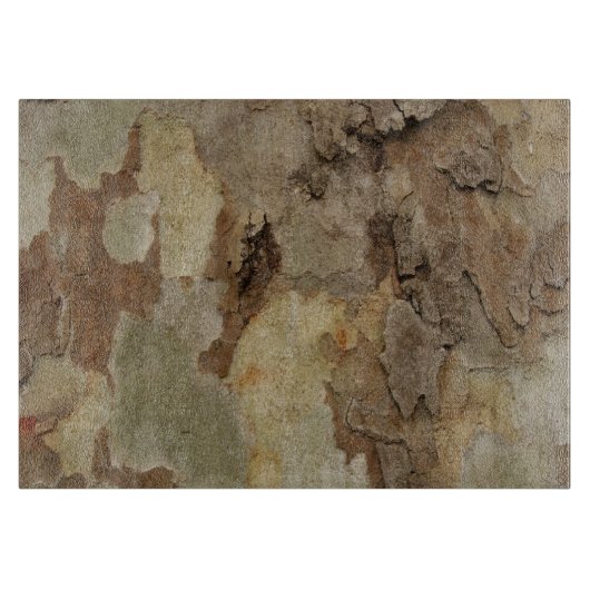 London Flugzeug Tree Bark Chopping Board Schneidebrett (Vorderseite)