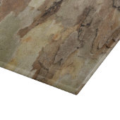 London Flugzeug Tree Bark Chopping Board Schneidebrett (Ecke)