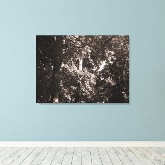 London Flugzeug Trees Leinwanddruck (Insitu (Holzboden))