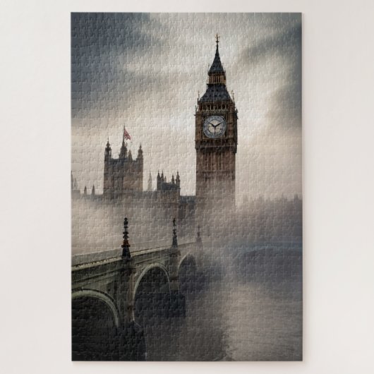 London Fog Big Ben Puzzle (Vertikal)
