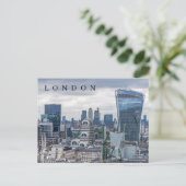 London Gebäude sehen Postkarte (Stehend Vorderseite)