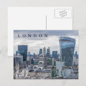 London Gebäude sehen Postkarte (Vorne/Hinten)