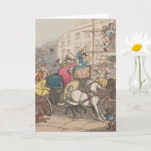 London - geklappte Grußkarte Karte (Kleine Pflanze)