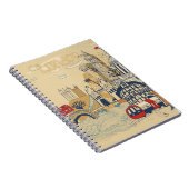 London-Gekritzel-Szene Notizblock (Rechte Seite)