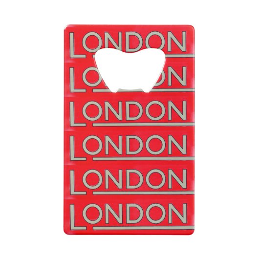 London Geldbeutel Flaschenöffner (Rückseite)