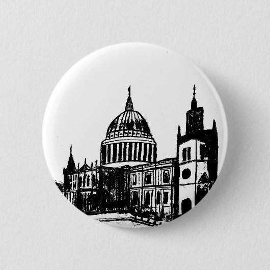 London-Gemälde Button (Vorderseite)