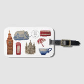 London-Gepäckanhänger Gepäckanhänger (Vorderseite (Horizontal))