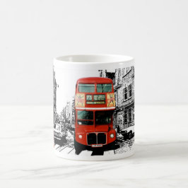 London Geschenk Tasse mit Red Bus