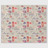 London Geschenkpapier (Flach)