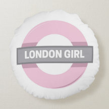 London Girl Untergrund Tube Sign