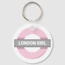 London Girl Untergrund Tube Sign