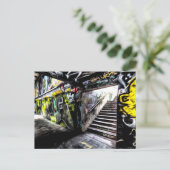 London Graffiti Art Postkarte (Stehend Vorderseite)