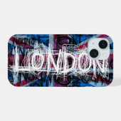 London Graffiti Kratz iPhone-Hülle iPhone 15 Hülle (Rückseite (Horizontal))