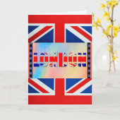 London Greeting Card Karte (Gelbe Blume)